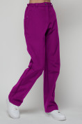 Купить Брюки спортивные софтшелл MTFORCE женские темно-фиолетового цвета 2358TF, фото 6