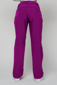 Купить Брюки спортивные софтшелл MTFORCE женские темно-фиолетового цвета 2358TF, фото 8
