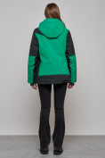 Купить Горнолыжная куртка женская зимняя большого размера зеленого цвета 23661Z, фото 16