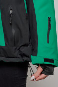 Купить Горнолыжная куртка женская зимняя большого размера зеленого цвета 23661Z, фото 8