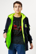 Купить Куртка двусторонняя для мальчика темно-синего цвета 236TS, фото 7