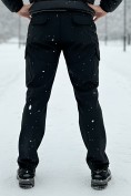 Купить Брюки спортивные софтшелл MTFORCE мужские черного цвета 2403Ch, фото 2