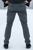 Купить Брюки спортивные софтшелл MTFORCE мужские темно-серого цвета 2403TC, фото 6