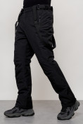 Купить Полукомбинезон утепленный мужской зимний горнолыжный черного цвета 2405Ch, фото 7