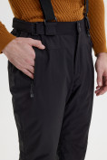 Купить Полукомбинезон утепленный мужской зимний горнолыжный черного цвета 2405Ch, фото 5