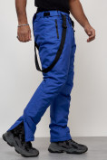 Купить Полукомбинезон утепленный мужской зимний горнолыжный синего цвета 2405S, фото 18