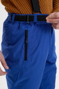 Купить Полукомбинезон утепленный мужской зимний горнолыжный синего цвета 2405S, фото 13