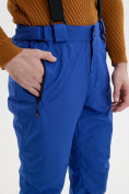 Купить Полукомбинезон утепленный мужской зимний горнолыжный синего цвета 2405S, фото 15