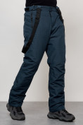 Купить Полукомбинезон утепленный мужской зимний горнолыжный темно-синего цвета 2405TS, фото 14