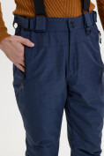 Купить Полукомбинезон утепленный мужской зимний горнолыжный темно-синего цвета 2405TS, фото 6