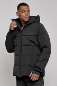 Купить Куртка мужская зимняя горнолыжная черного цвета 2407Ch, фото 12
