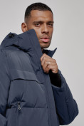 Купить Куртка мужская зимняя горнолыжная темно-синего цвета 2407TS, фото 19