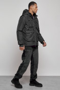 Купить Куртка - жилетка трансформер 2 в 1 мужская зимняя черного цвета 2409Ch, фото 17