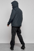 Купить Куртка - жилетка трансформер 2 в 1 мужская зимняя темно-синего цвета 2409TS, фото 5