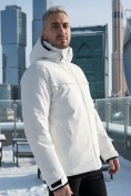 Купить Горнолыжная куртка мужская зимняя белого цвета 2412Bl, фото 2
