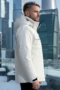 Купить Горнолыжная куртка мужская зимняя белого цвета 2412Bl, фото 3