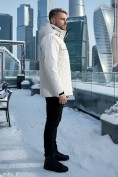 Купить Горнолыжная куртка мужская зимняя белого цвета 2412Bl, фото 5