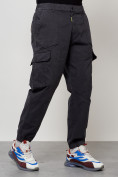Купить Джинсы карго мужские с накладными карманами темно-серого цвета 2422TC, фото 7