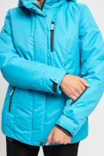 Купить Куртка горнолыжная женская зимняя 42 уценка голубого цвета 242Gl, фото 5