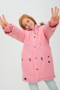Купить Парка зимняя подростковая для девочки розового цвета 2490R, фото 2