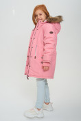Купить Парка зимняя подростковая для девочки розового цвета 2490R, фото 12
