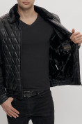 Купить Классическая куртка кожанные мужская черного цвета 2499Ch, фото 18