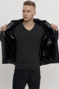 Купить Классическая куртка кожанные мужская черного цвета 2499Ch, фото 19