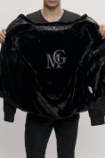 Купить Классическая куртка кожанные мужская черного цвета 2499Ch, фото 20