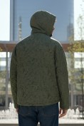 Купить Куртка спортивная мужская весна осень цвета хаки 25470Kh, фото 3