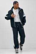Купить Спортивный костюм мужской весна-лето темно-синего цвета 25736TS, фото 16