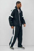 Купить Спортивный костюм мужской весна-лето темно-синего цвета 25736TS, фото 3