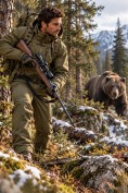 Купить Мужской костюм для рыбалки, охоты и активного отдыха хаки цвета 2603Kh, фото 10