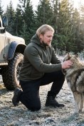 Купить Толстовка мужская флисовая свободного кроя с капюшоном цвета хаки 2623Kh, фото 12