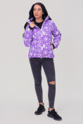 Купить Куртка горнолыжная женская фиолетового цвета 1621F, фото 2