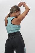 Купить Костюм для фитнеса женский бирюзового цвета 29001Br, фото 11