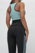 Купить Костюм для фитнеса женский бирюзового цвета 29001Br, фото 12