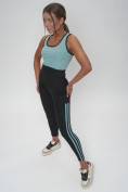Купить Костюм для фитнеса женский бирюзового цвета 29001Br, фото 15