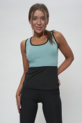 Купить Костюм для фитнеса женский бирюзового цвета 29001Br, фото 18