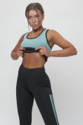 Купить Костюм для фитнеса женский бирюзового цвета 29001Br, фото 8