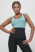 Купить Костюм для фитнеса женский бирюзового цвета 29001Br, фото 9