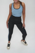Купить Костюм для фитнеса женский голубого цвета 29001Gl, фото 16