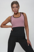 Купить Костюм для фитнеса женский розового цвета 29001R, фото 21