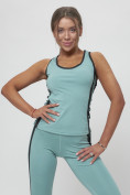Купить Костюм для фитнеса женский бирюзового цвета 29002Br, фото 19