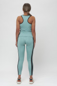 Купить Костюм для фитнеса женский бирюзового цвета 29002Br, фото 5