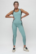 Купить Костюм для фитнеса женский бирюзового цвета 29002Br, фото 7