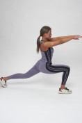 Купить Костюм для фитнеса женский фиолетового цвета 29002F, фото 11