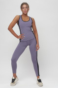 Купить Костюм для фитнеса женский фиолетового цвета 29002F, фото 15