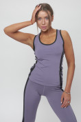 Купить Костюм для фитнеса женский фиолетового цвета 29002F, фото 7