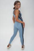 Купить Костюм для фитнеса женский голубого цвета 29002Gl, фото 15