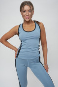 Купить Костюм для фитнеса женский голубого цвета 29002Gl, фото 16